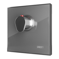 Sanela - Termostatický směšovací ventil 1/2“ ve skleněném panelu, barva světle šedá REF 9006