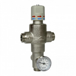 Sanela - Termostatický ventil 6/4“ (155 l/min. při tlaku 0,1 MPa)