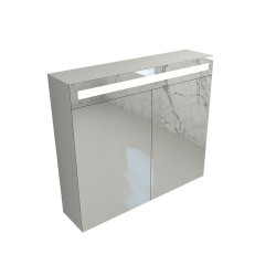 BOCCHI - Zrcadlová skříňka s LED osvětlením, 800x700 mm