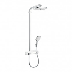 Hansgrohe Raindance Select E - Showerpipe 300 2jet EcoSmart 9 l / min s termostatem ShowerTablet Select 300, bílá / chrom 27283400