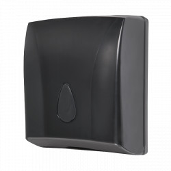 Sanela - Zásobník na skládané papírové ručníky, materiál černý plast ABS