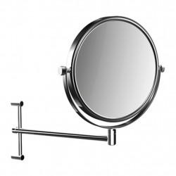 Emco Cosmetic mirrors Pure - Nástěnné kulaté holící a kosmetické zrcadlo, Ø 200 mm, 3 násobné zvětšování, chrom 109400111