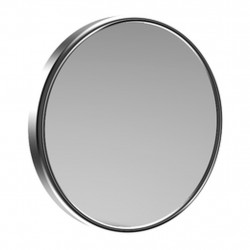 Emco Cosmetic mirrors Pure - Nástěnné holící a kosmetické zrcadlo, nalepovací verze, Ø 203 mm, 3 násobné zvětšování, chrom 109400128