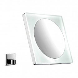 Emco Cosmetic mirrors Prestige - Kosmetické zrcadlo s LED osvětlením napájené z baterie, 3 násobné zvětšování, chrom 109600122