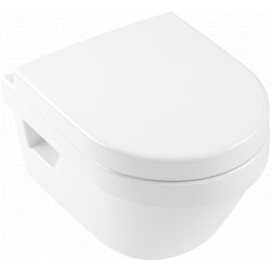 Villeroy &amp; Boch ARCHITECTURA - WC mísa bezrámová, 480x350x340 mm, závěsný model, DirectFlush, bílá Alpin CeramicPlus 4687R0R1