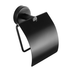 Sanela - Nerezový držák toaletního papíru, povrch černý matný