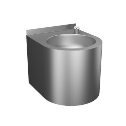Sanela - Nerezová pitná fontánka závěsná s automaticky ovládaným výtokem, 6 V