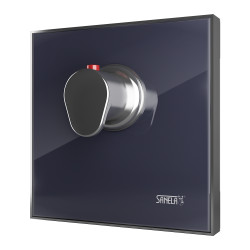 Sanela - Termostatický směšovací ventil 1/2“ ve skleněném panelu, barva tmavě šedá REF 7016