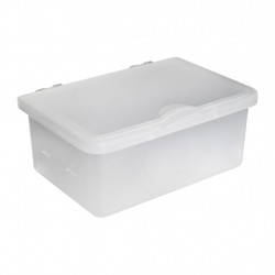 Emco Loft - Plastová nádoba s krytem, bílá 053900090