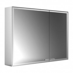 Emco Prestige 2 - Nástěnná zrcadlová skříň 888 mm široké dveře vlevo bez světelného systému, zrcadlová 989707003 989707005