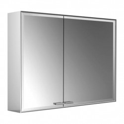 Emco Prestige 2 - Nástěnná zrcadlová skříň 888 mm široké dveře vpravo bez světelného systému, zrcadlová 989707004