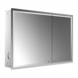 Emco Prestige 2 - Vestavěná zrcadlová skříň 1015 mm široké dveře vlevo bez světelného systému, zrcadlová 989707107