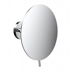 Emco Cosmetic mirrors Pure - Nástěnné kulaté holící a kosmetické zrcadlo, Ø 190 mm, 3 násobné zvětšování, chrom 109400106