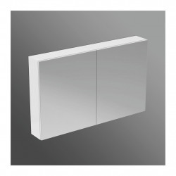 Ideal Standard Mirror &amp; Light - Zrcadlová skříňka BASIC 1000 mm, Dekor hliník, T3592AL