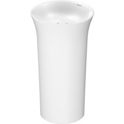Duravit White Tulip - Umyvadlo volně stojící Ø 500mm, ke stěně, bílá 2702500070