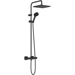 Hansgrohe Vernis Shape - Showerpipe 240 1jet EcoSmart 9 l, s termostatem, černá matná 26429670