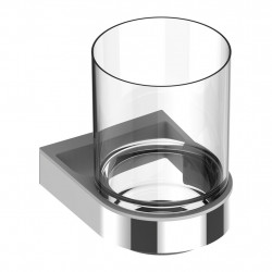 Keuco Smart.2 - Držák s pohárkem z křišťálového skla, chrom 14750019000