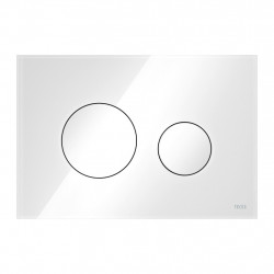 TECEloop- Ovládací tlačítko, skleněné, bílé sklo - bílé 9240650