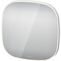 Duravit Zencha - Zrcadlo s osvětlením na senzorový spínač, 500x500x50 mm, ZE7055000000000