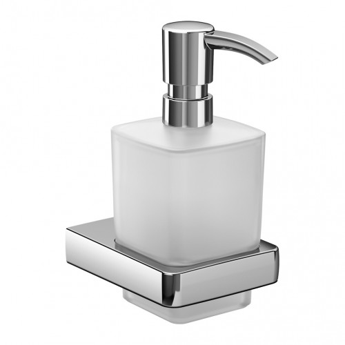 Emco Trend - Nástěnný dávkovač tekutého mýdla, křišťálové sklo 022100100