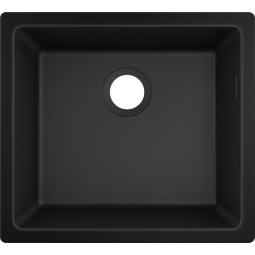 Hansgrohe - Dřez pod desku 450, 500x450 mm, černý grafit 43431170