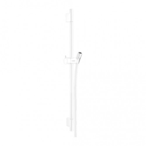 Hansgrohe Unica - Sprchová tyč S Puro 65 cm se sprchovou hadicí, matná bílá 28632700