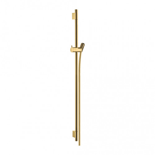 Hansgrohe Unica - Sprchová tyč S Puro 90 cm se sprchovou hadicí, leštěný vzhled zlata 28631990