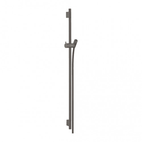 Hansgrohe Unica - Sprchová tyč S Puro 90 cm se sprchovou hadicí, kartáčovaný černý chrom 28631340