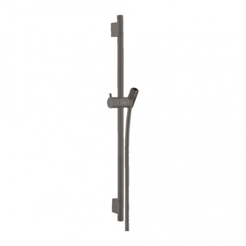 Hansgrohe Unica - Sprchová tyč S Puro 65 cm se sprchovou hadicí, kartáčovaný černý chrom 28632340