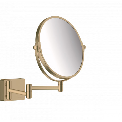 Hansgrohe AddStoris - Kosmetické zrcadlo Ø188mm, kartáčovaný bronz 41791140