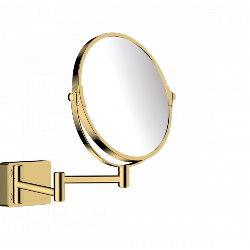 Hansgrohe AddStoris - Kosmetické zrcadlo Ø188mm, leštěný vzhled zlata 41791990