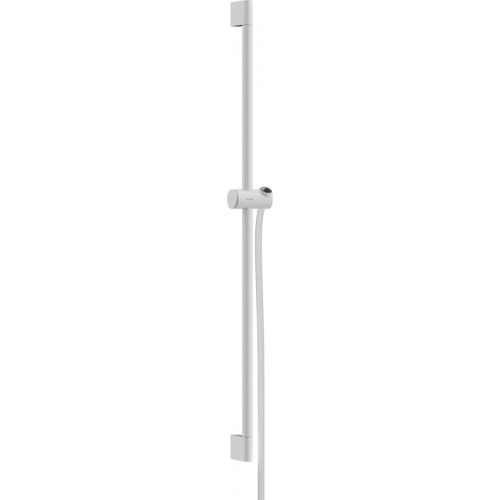 Hansgrohe Unica - Pulsify S sprchová tyč 900 mm se sprchovou hadicí Isiflex 1600 mm, bílá matná 24401700