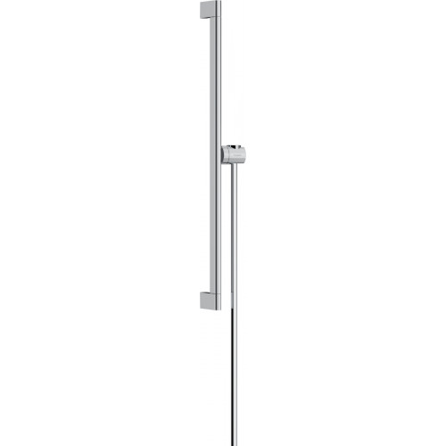 Hansgrohe Unica - Sprchová tyč S Puro 650 mm se snadno posuvným držákem a sprchovou hadicí, chrom 24402000