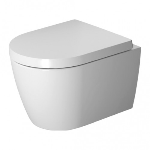 Duravit ME by Starck - závěsné WC Compact 37x48 cm s Rimless a HygieneGlaze, 2530092000