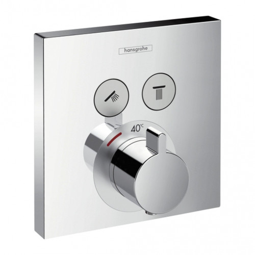 Hansgrohe ShowerSelect - Termostat pod omítku pro 2 spotřebiče 15763000