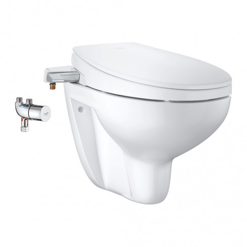 Grohe Bau Ceramic - Sprchový toaletní set 3 v 1, bílá 39652SH0