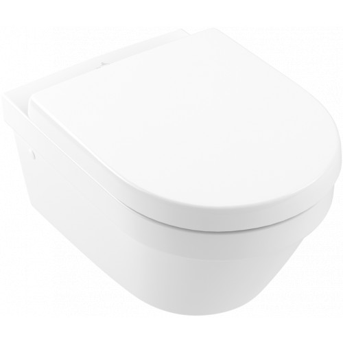 Villeroy &amp; Boch ARCHITECTURA - COMBI PACK WC závěsné DirectFlush+ sedátko s poklopem SoftClosing, bílá Alpin 4694HR01