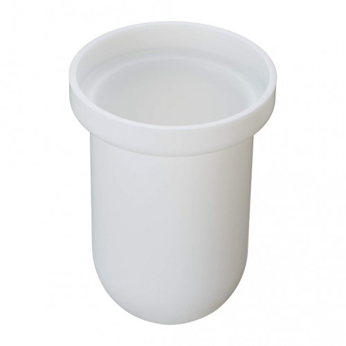 Emco Rondo 2 - Plastová nádoba pro WC kartáč, bílá 501500091