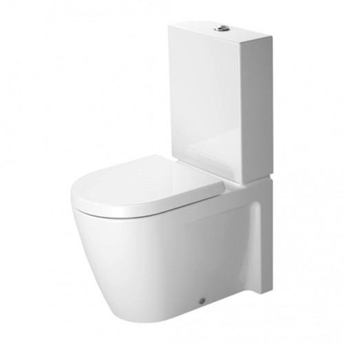 Duravit Starck 2 - Stojící kombi WC, 37 x 63 cm, bílé 2145090000