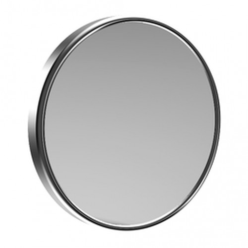 Emco Cosmetic mirrors Pure - Nástěnné holící a kosmetické zrcadlo, nalepovací verze, Ø 203 mm, 3 násobné zvětšování, chrom 109400128