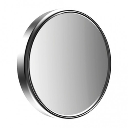 Emco Cosmetic mirrors Pure - Nástěnné holící a kosmetické zrcadlo, nalepovací verze, Ø 152 mm, 5 násobné zvětšování, chrom 109800126