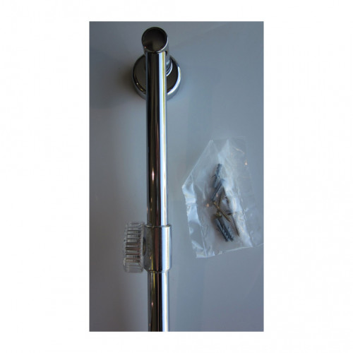 Sanicro sprchová tyč, délka 60cm, tloušťka 18mm, chromová, SC056