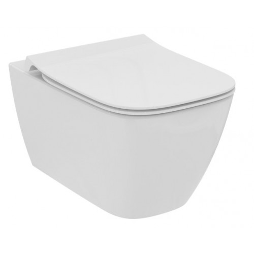 Ideal Standard i.life B - Závěsné WC, RimLS+ + sedátko ultra ploché Soft Close, bílá