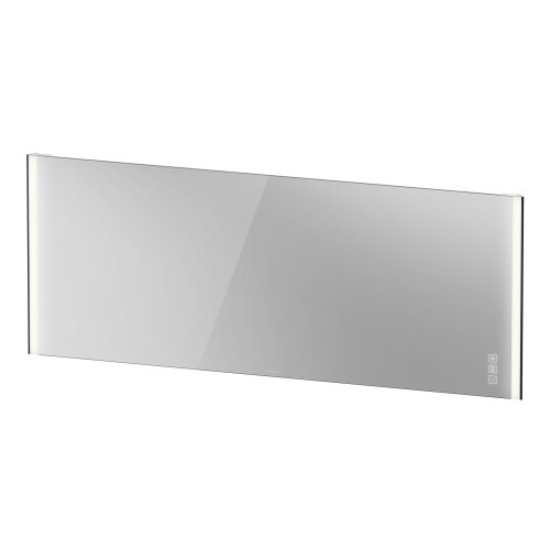 Duravit XViu - Zrcadlo s osvětlením, Icon verze, 2020x40 mm, černá matná XV70490B2B2