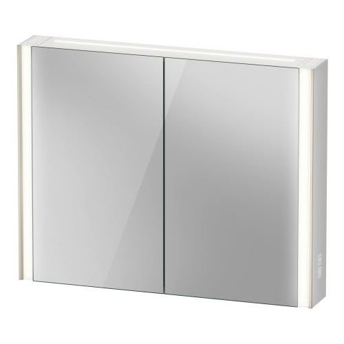 Duravit XViu - Zrcadlová skříňka s osvětlením, Icon verze, 1020x156 mm, champagne matná XV71430B1B1